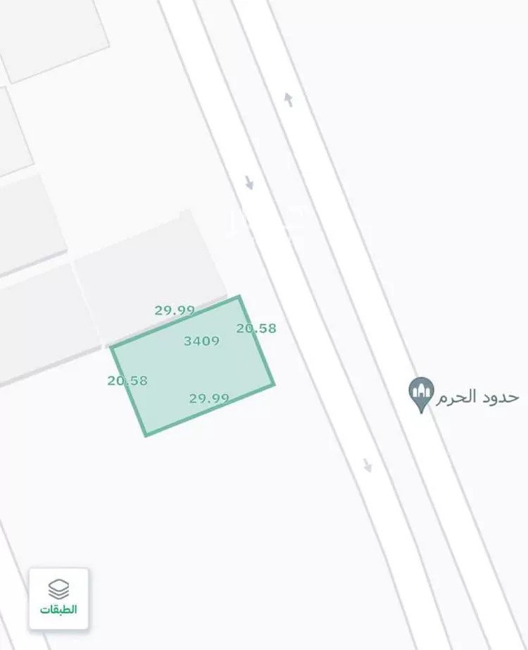 أرض للبيع في شارع ولي العهد, حي حارة الباب الجديد, مدينة مكه المكرمه, منطقة مكة المكرمة صورة 2