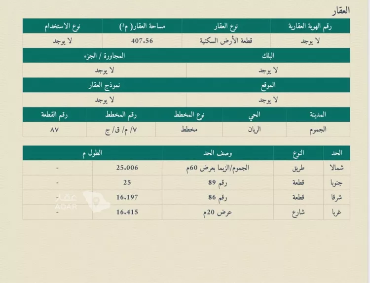 Land for Sale in Mecca Al Umrah Al Jadidah