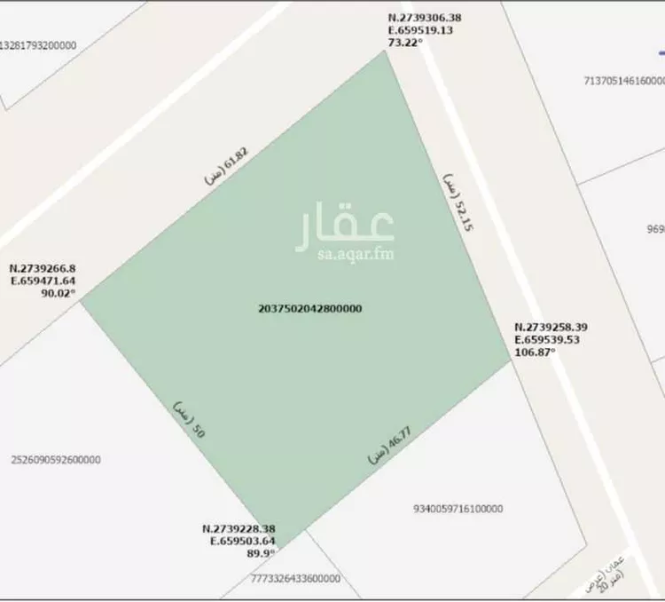 أرض للبيع في شارع الشيخ سعد بن عبدالوهاب, حي العاصمة, مدينة امارة منطقة الرياض - الدرعيه, منطقة الرياض صورة 2