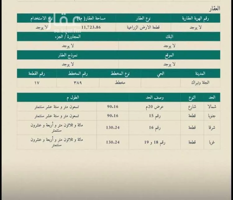 Land for Sale in Al Quwaiiyah Al Muruj