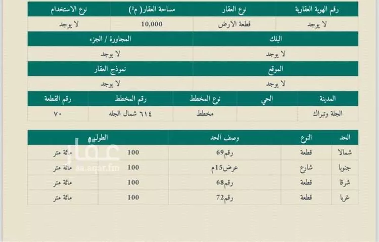 Land for Sale in Al Quwaiiyah Al Muruj صورة 2