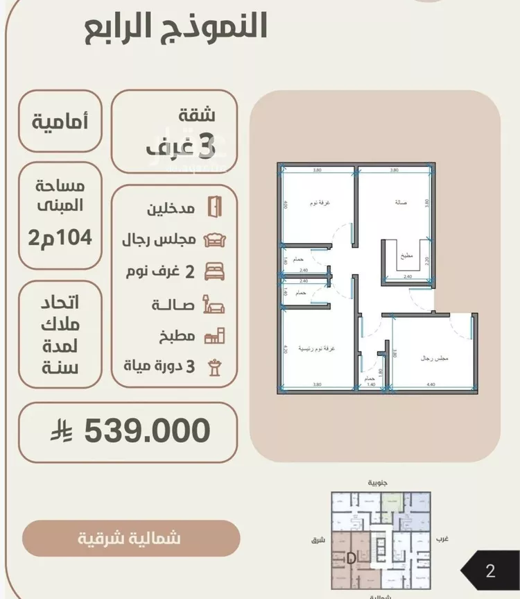 شقة للبيع في شارع احمد محمد السباعي, حي الروضة, مدينة جدة, منطقة مكة المكرمة صورة 4
