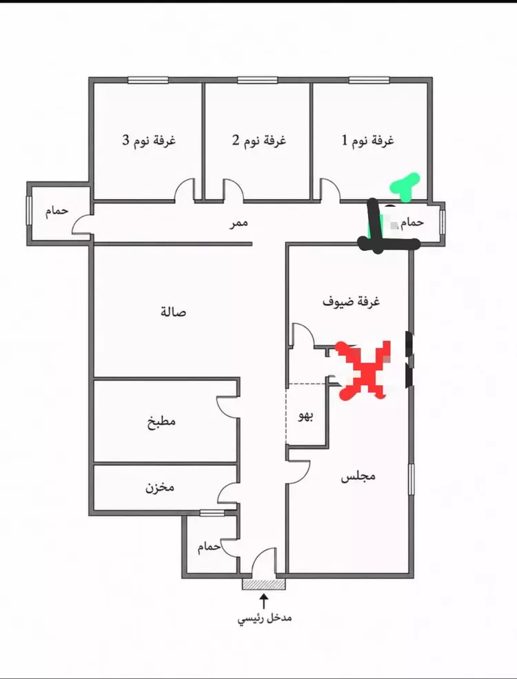 شقة للبيع في شارع دباس بن راشد, حي قرطبة, مدينة الرياض, منطقة الرياض