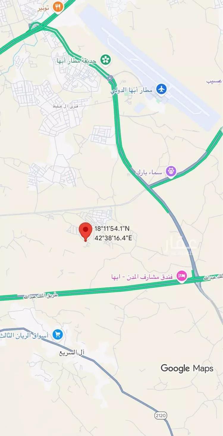 أرض للبيع في شارع مليل بن وبره ، خميس مشيط ، خميس مشيط