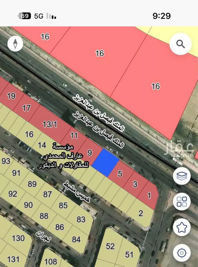 أرض للإيجار في شارع طريق الملك فيصل, حي الخالدية الشمالية, مدينة الدمام, المنطقة الشرقية 7