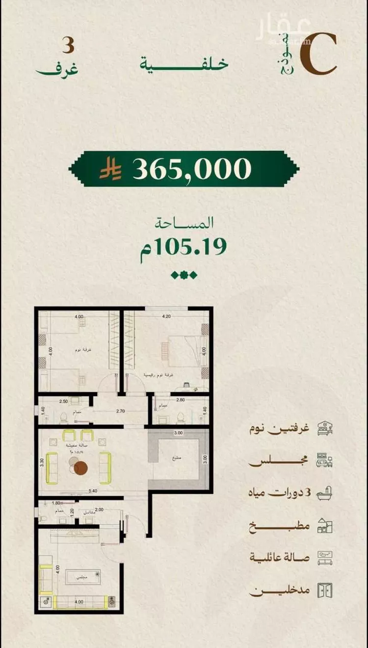 Apartment for Sale in Jeddah Mishrifah صورة 3