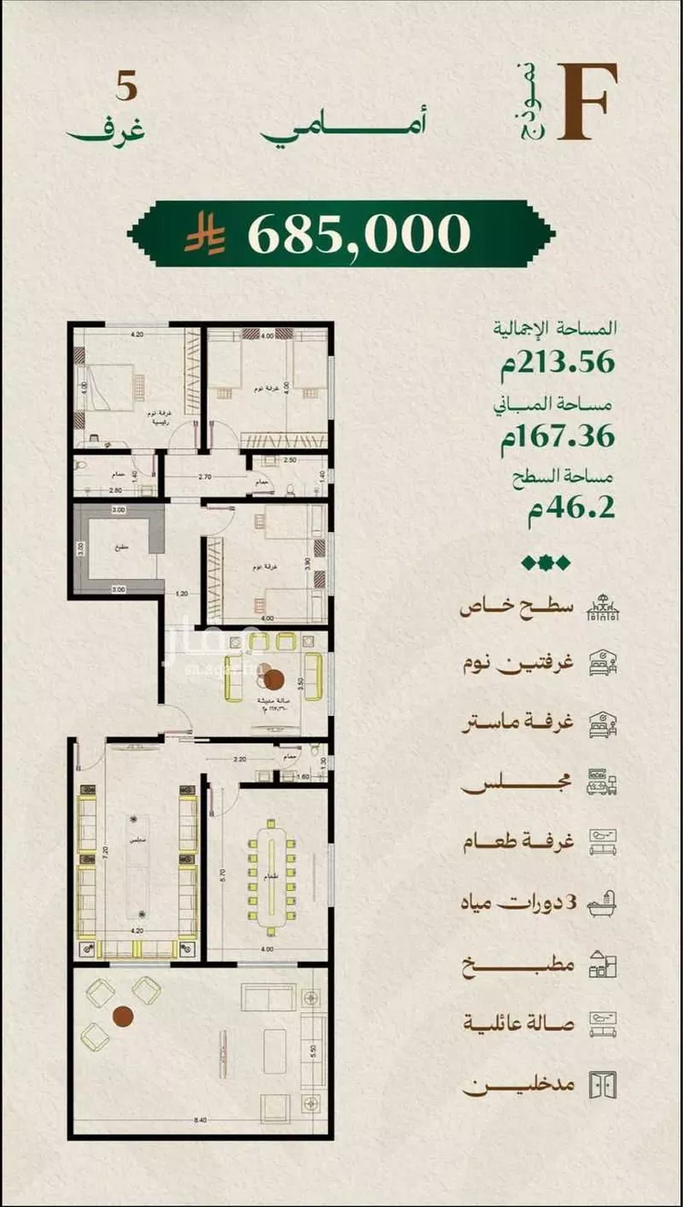 Apartment for Sale in Jeddah Mishrifah صورة 2