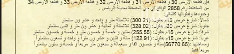 أرض للبيع في شارع 521913, حي أم الشعال, مدينة الرياض, منطقة الرياض صورة 3