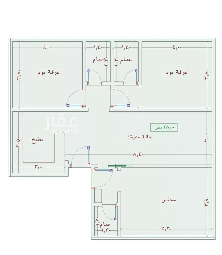 شقة للبيع في شارع السامر, حي الواحة, مدينة جدة, منطقة مكة المكرمة