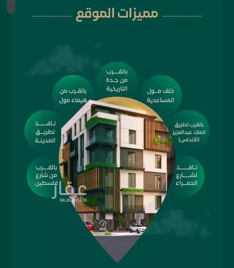 شقة للبيع في شارع ابن الرومي, حي الحمراء, مدينة جدة, منطقة مكة المكرمة صورة 4