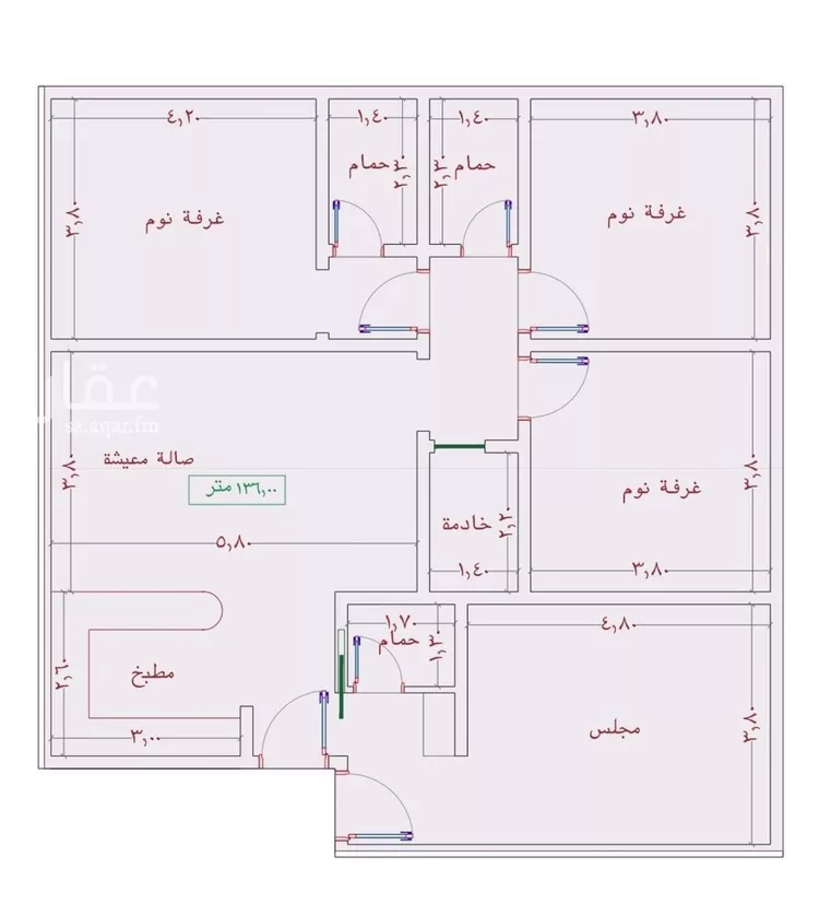 شقة للبيع في شارع السامر, حي الواحة, مدينة جدة, منطقة مكة المكرمة صورة 2