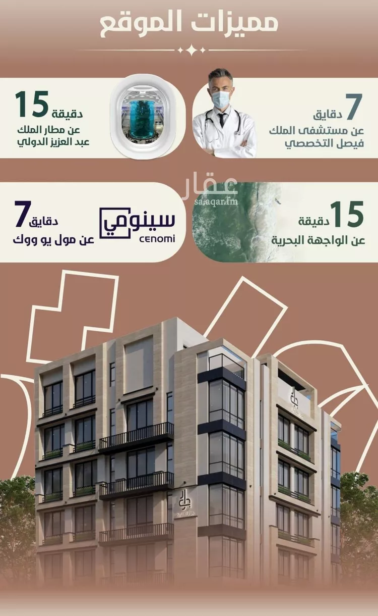 شقة للبيع في شارع ابو القاسم التنوخي, حي الروضة, مدينة جدة, منطقة مكة المكرمة صورة 3