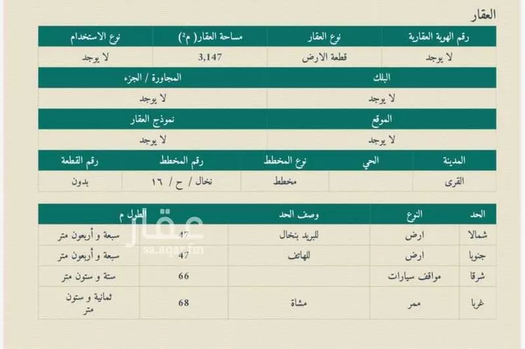 Land for Sale in Al Bahah Raghdan