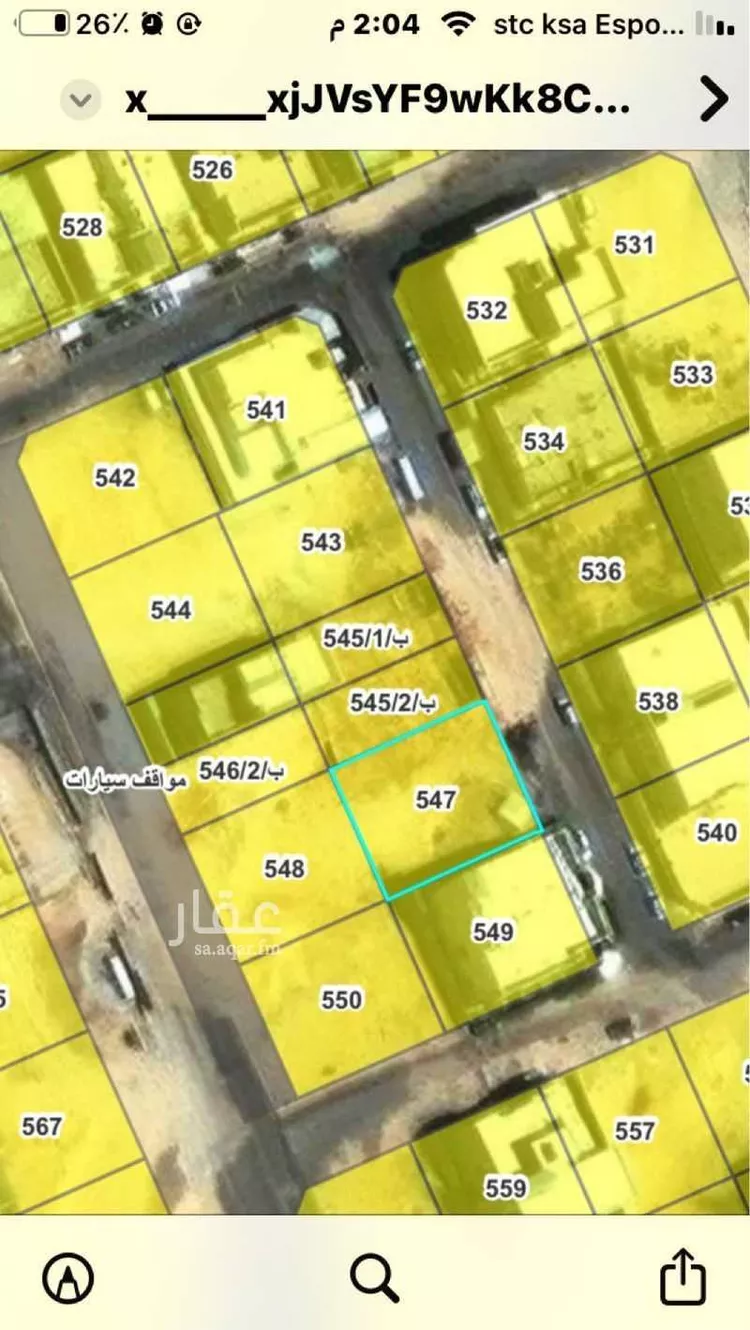 أرض للبيع في شارع 7262581, حي منسوبي التعليم الأول, مدينة الاحساء, المنطقة الشرقية صورة 3