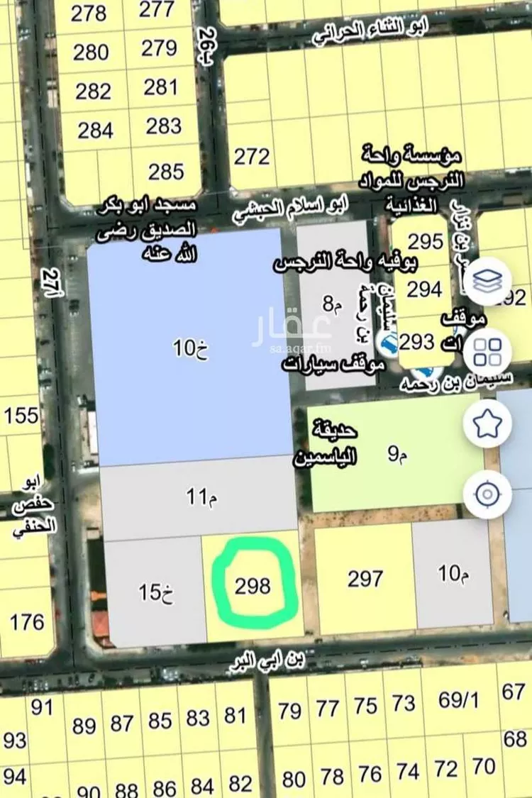 أرض للبيع في شارع ابي البر, حي الندى, مدينة الدمام, المنطقة الشرقية