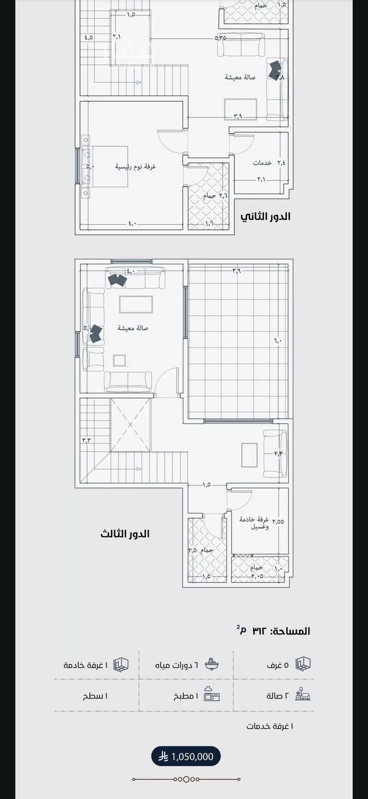 فيلا للبيع في شارع الأمير عبدالعزيز بن عبدالل, حي الفيحاء, مدينة جدة, منطقة مكة المكرمة صورة 3