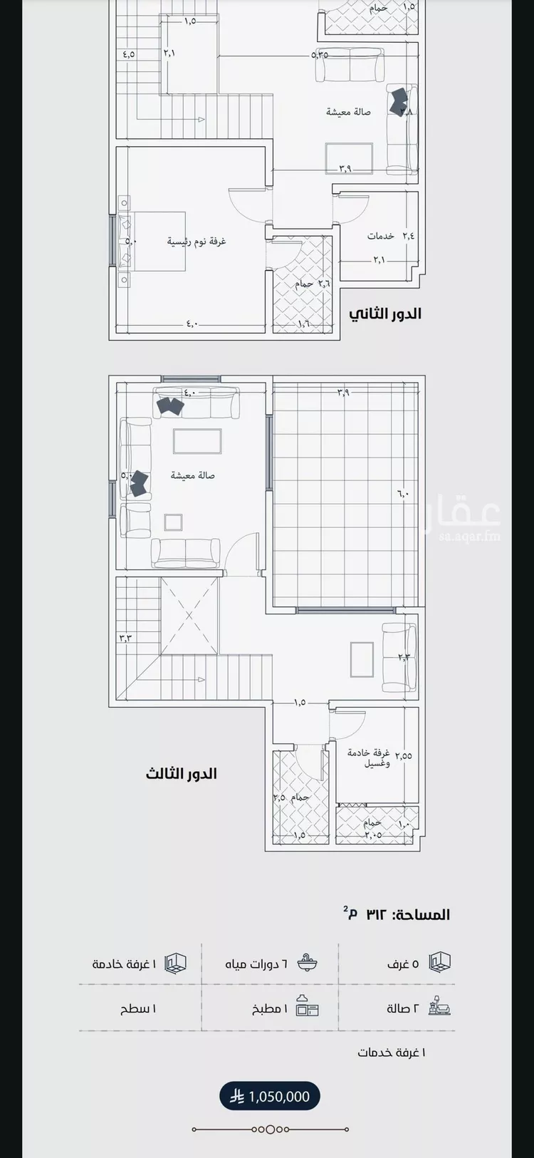 فيلا للبيع في شارع الأمير عبدالعزيز بن عبدالل, حي الفيحاء, مدينة جدة, منطقة مكة المكرمة صورة 5