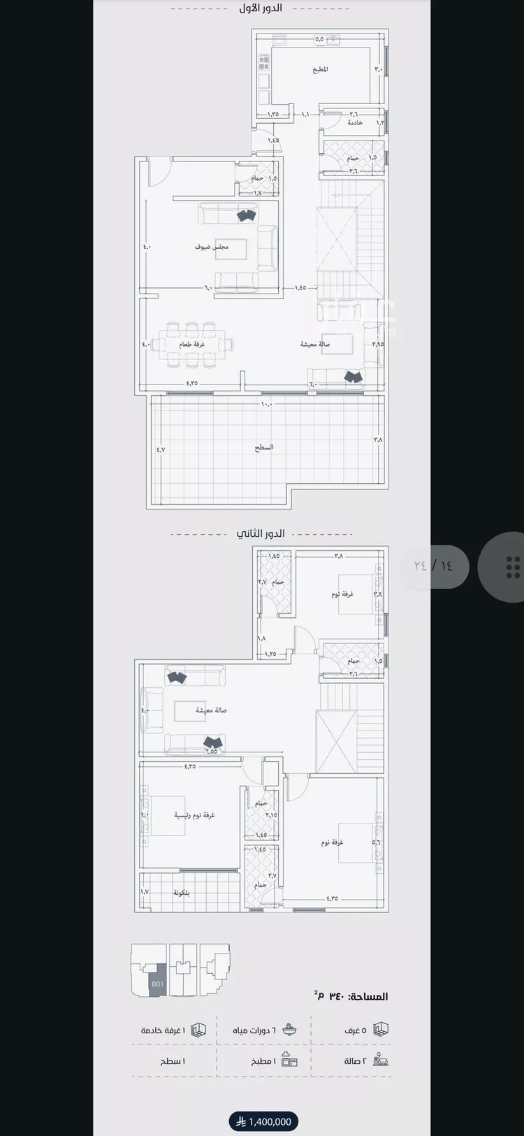 شقة للبيع في شارع إمام الدين المرشدي, حي الفيحاء, مدينة جدة, منطقة مكة المكرمة صورة 4