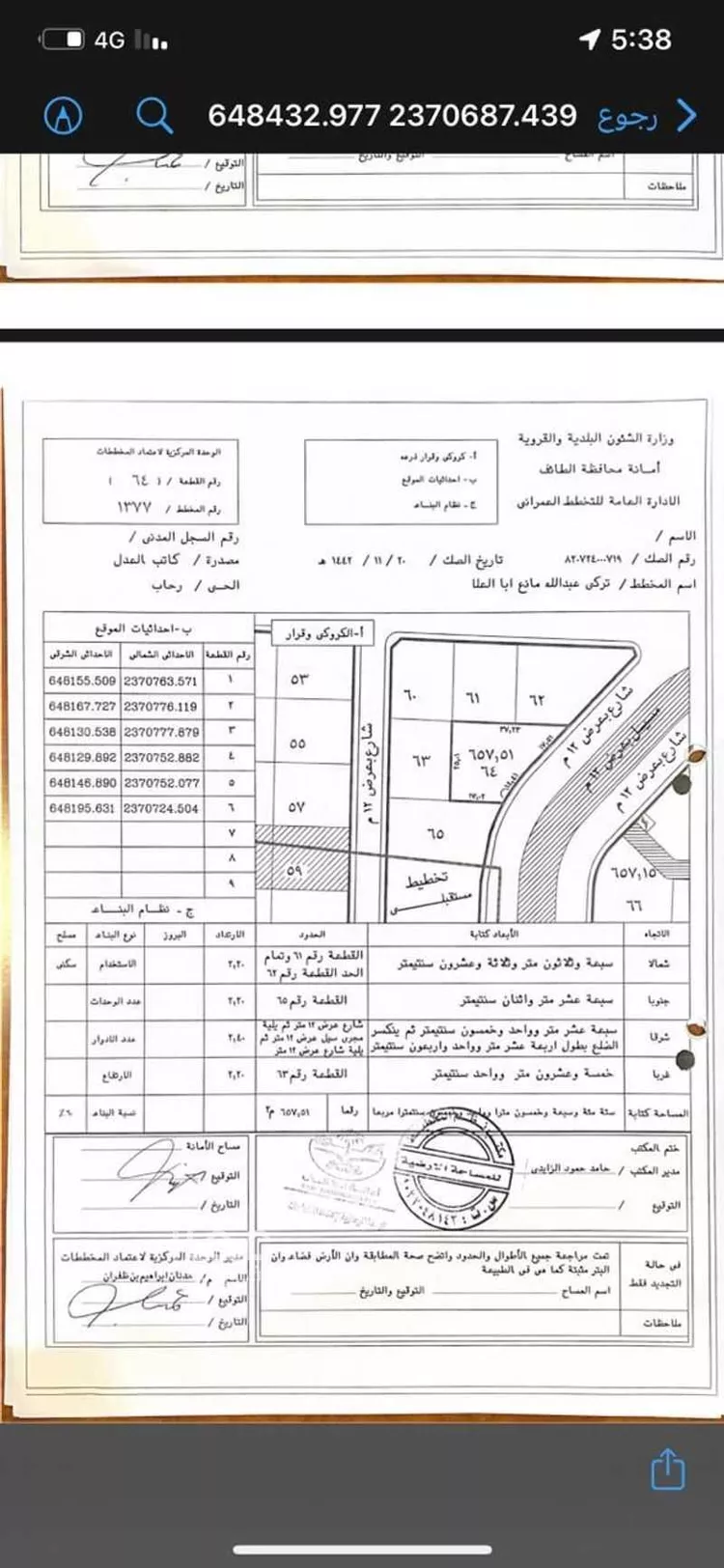أرض للبيع في شارع ابن العلم الزبيري, حي الرحاب, مدينة امارة منطقة مكة المكرمة - الطائف, منطقة مكة المكرمة صورة 2