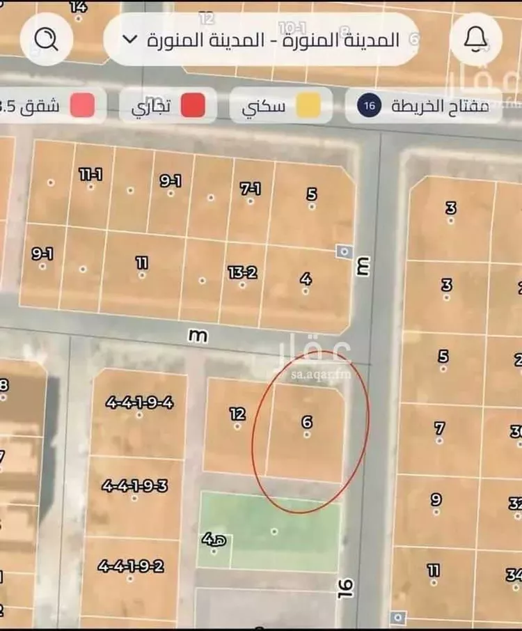 أرض للبيع في شارع ابن عفيف, حي وادي مذينب, مدينة المدينة المنورة, منطقة المدينة المنورة صورة 2