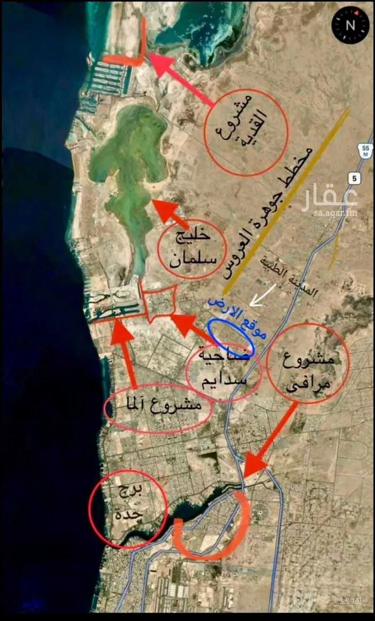 أرض للبيع في شارع جبير ابن مالك, حي المنارات, مدينة جدة, منطقة مكة المكرمة صورة 2