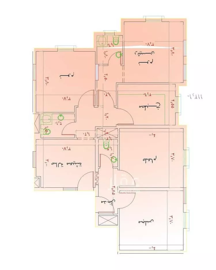 شقة للبيع في شارع الشيخ محمد عمر بري, حي مريخ, مدينة جدة, منطقة مكة المكرمة صورة 5