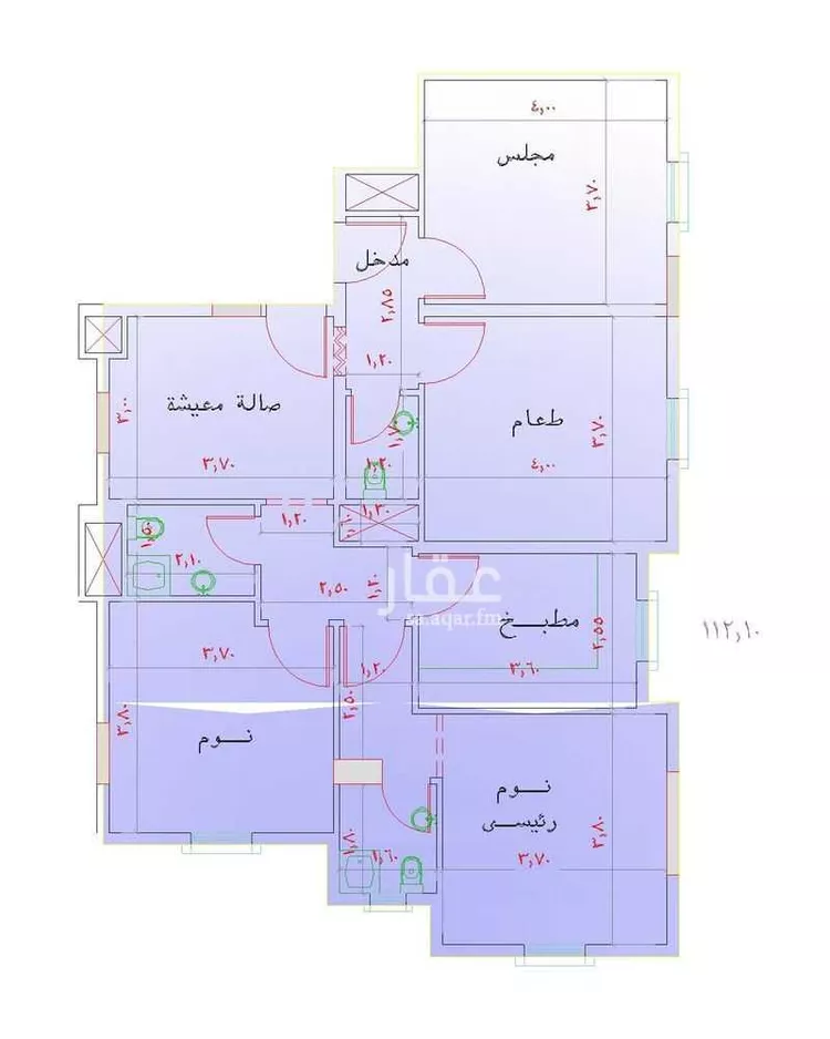 شقة للبيع في شارع الشيخ محمد عمر بري, حي مريخ, مدينة جدة, منطقة مكة المكرمة صورة 4