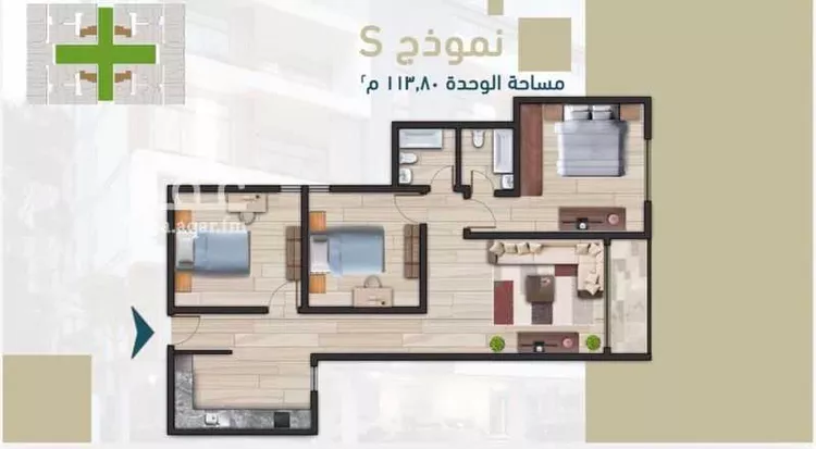 شقة للإيجار في حي الجوهرة, مدينة الخبر, المنطقة الشرقية صورة 2