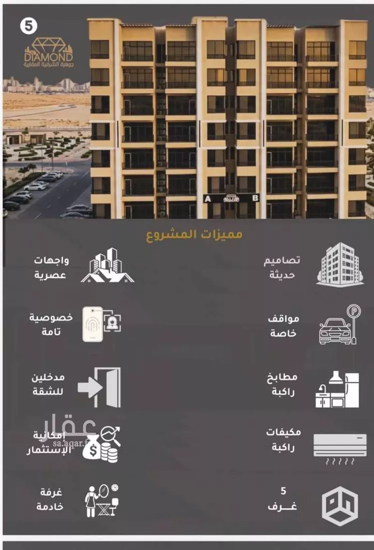 شقة للبيع في شارع الفضل, حي الشعلة, مدينة الدمام, المنطقة الشرقية صورة 5