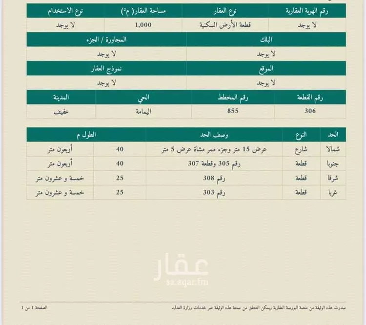 أرض للبيع في طريق ابو بكر الصديق ، حي النهضة ، عفيف ، عفيف