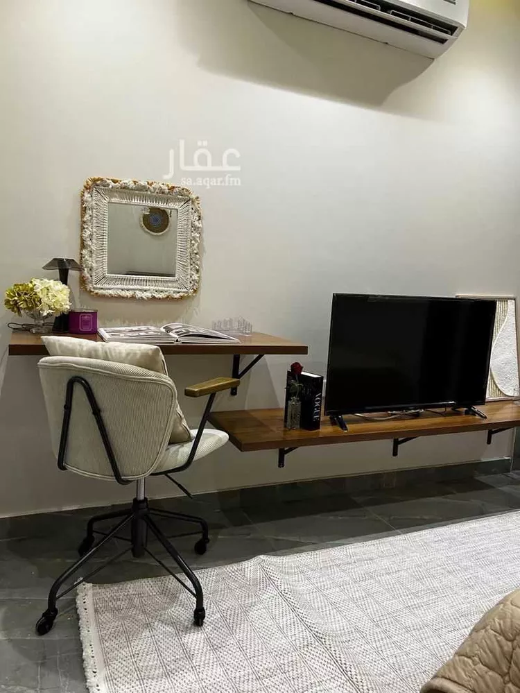 استديو مفروش للحجز في شارع وادي نوار, حي الملقا, الرياض صورة 5