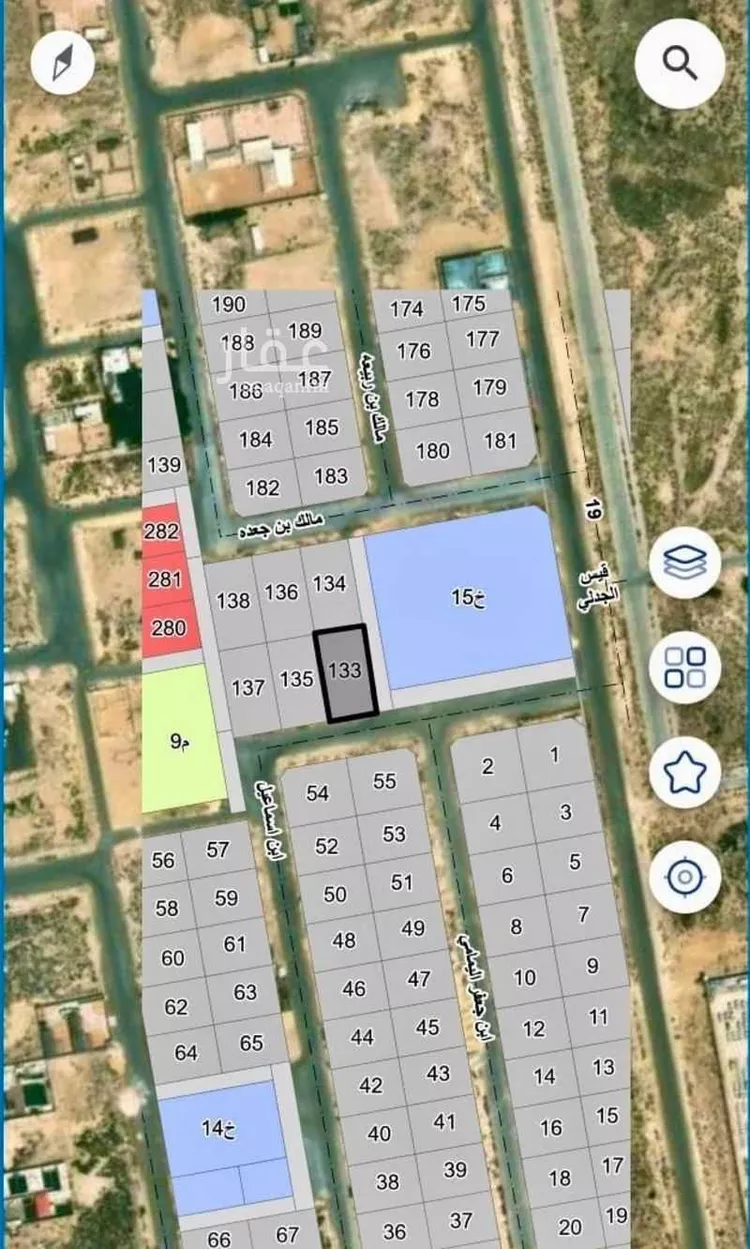أرض للبيع في شارع ابن اسماعيل, حي الأنوار, مدينة الدمام, المنطقة الشرقية
