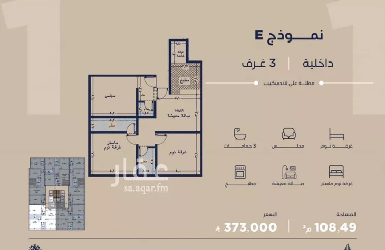 شقة للبيع في شارع 4654, حي الياقوت, مدينة جدة, منطقة مكة المكرمة 7
