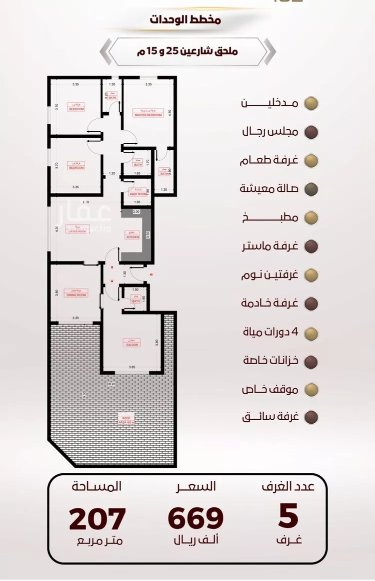 شقة للبيع في شارع الربيع ابن مالك, حي الواحة, مدينة جدة, منطقة مكة المكرمة صورة 3