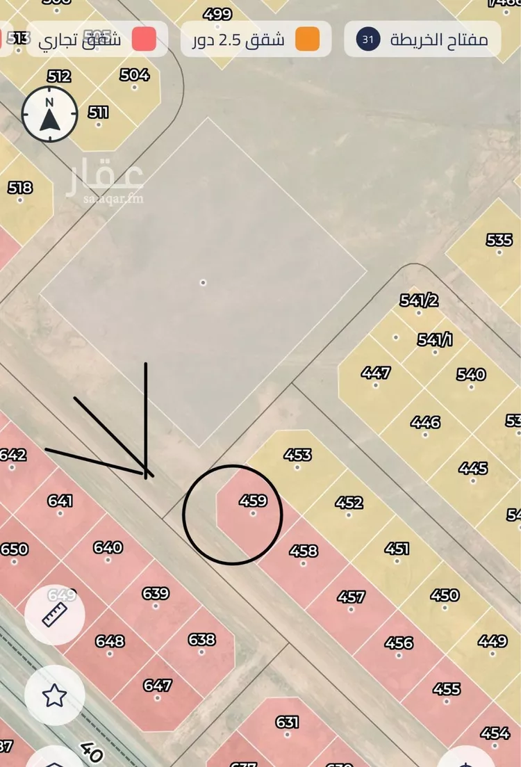 أرض للإيجار في حي عريض, مدينة الرياض, منطقة الرياض صورة 4