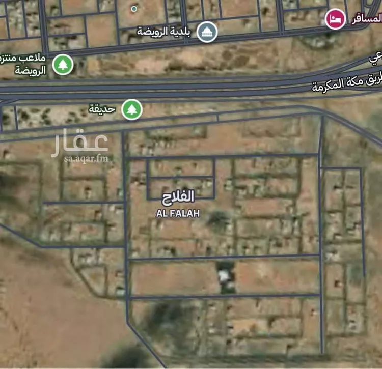 أرض للبيع في شارع الفلاح 41 ، حي الوادي ، الرويضة ، القويعية