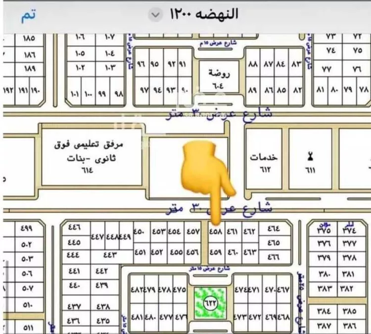 أرض للبيع في شارع عبد الله بن رواحه الخزرجي, حي مخطط بقعاء الشرقية, مدينة بقعاء, منطقة حائل صورة 2