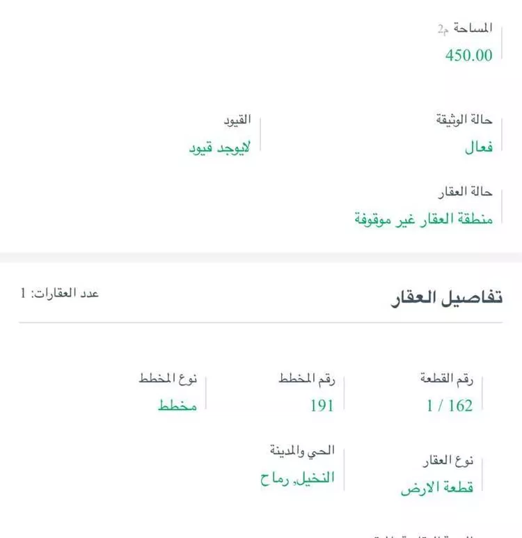 أرض للبيع في شارع غير مسمى, حي النخيل, مدينة رماح, منطقة الرياض صورة 4