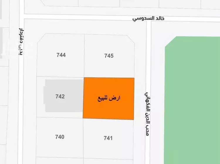 أرض للبيع في شارع محب الدين الفكهاني, حي الياقوت, مدينة جدة, منطقة مكة المكرمة