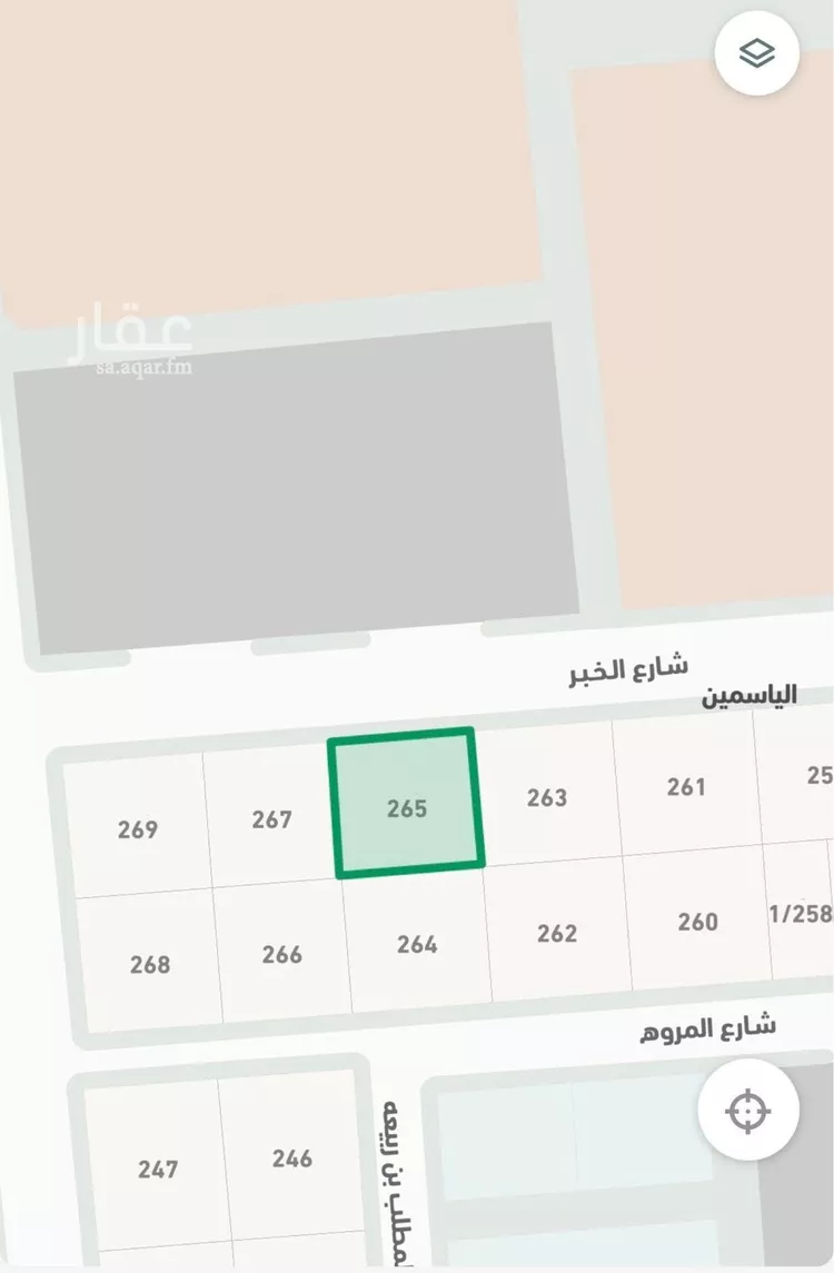 أرض للبيع في شارع الخبر, حي الياسمين, مدينة الغاط, منطقة الرياض صورة 2