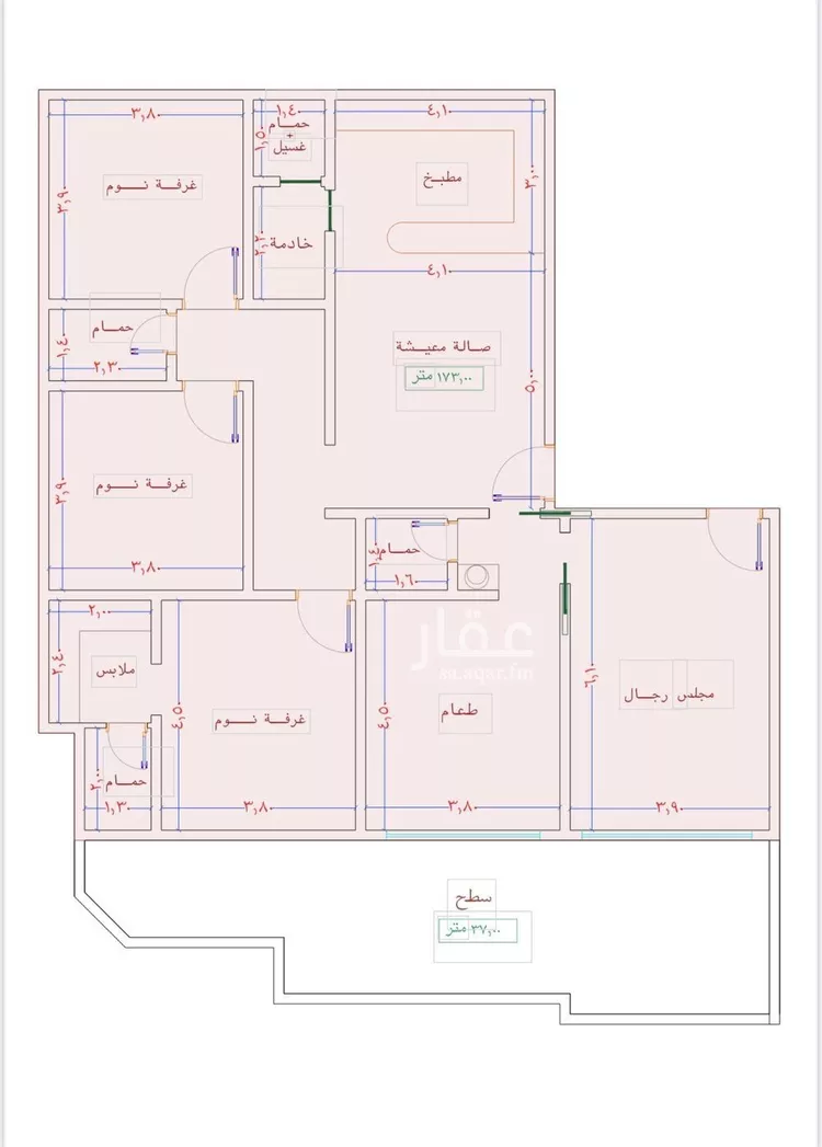 شقة للبيع في شارع الامير عبدالمجيد, حي الصواري, مدينة جدة, منطقة مكة المكرمة صورة 4