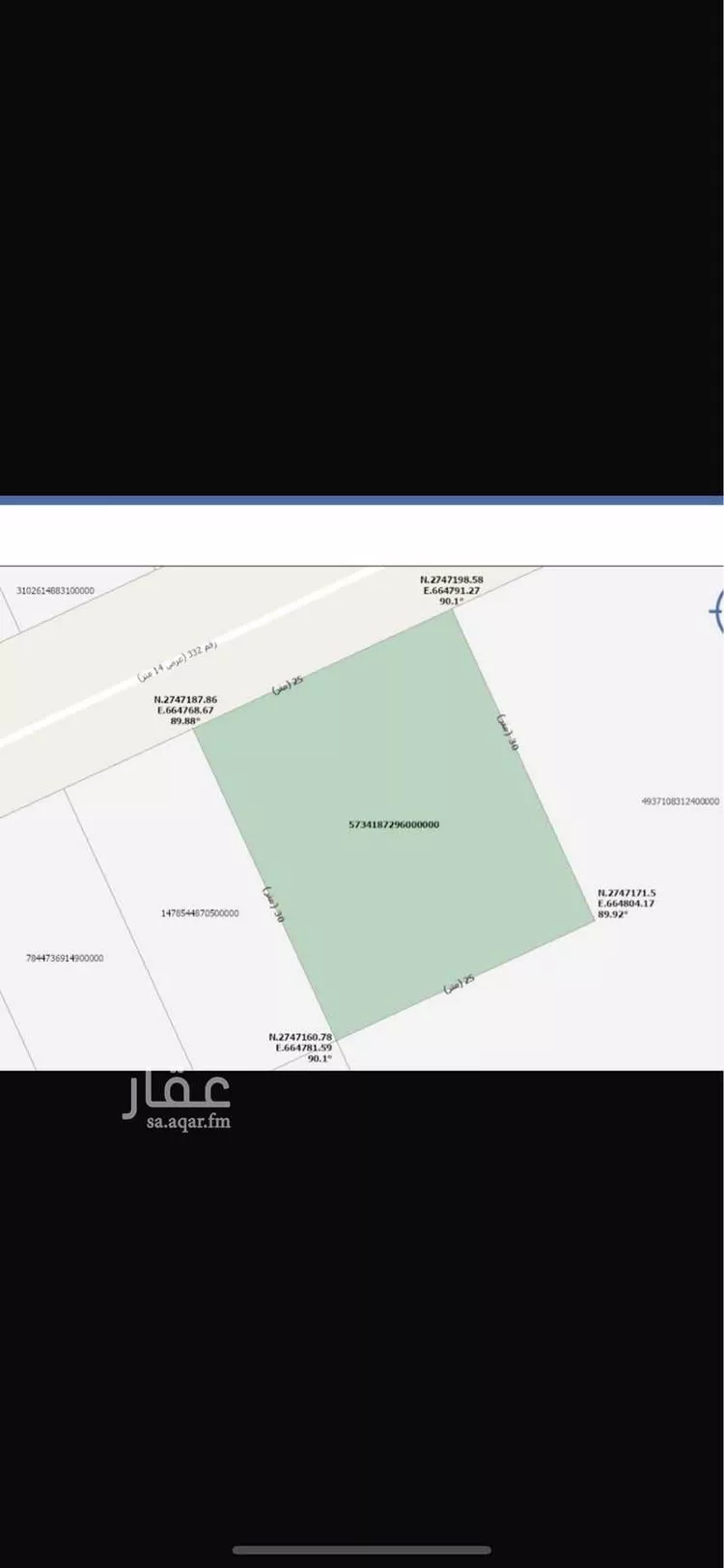 أرض للبيع في شارع رقم 332, حي الياسمين, مدينة الرياض, منطقة الرياض صورة 3