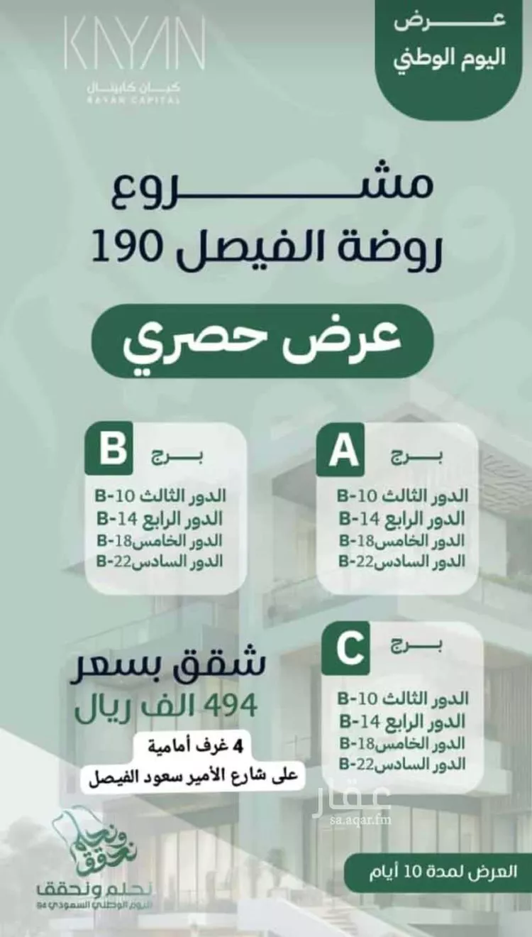 شقة للبيع في شارع الأمير سعود الفيصل, حي الفيصلية, مدينة جدة, منطقة مكة المكرمة