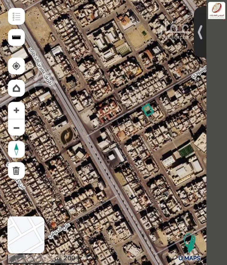 أرض للبيع في شارع عبدالعزيز فهد العلي الرشودي, حي النهضة, مدينة بريده, منطقة القصيم صورة 2
