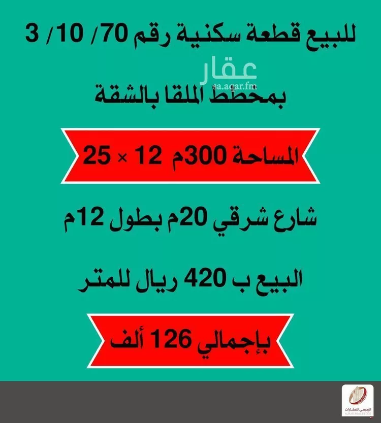 أرض للبيع في شارع لا يوجد اسم , حي الشقة, مدينة بريدة, منطقة القصيم صورة 2