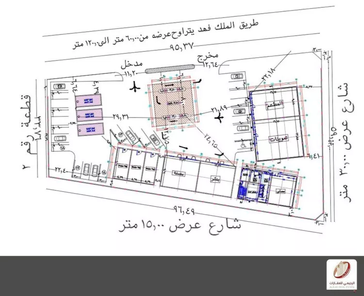أرض للبيع في شارع الملك سلمان, حي النفل, مدينة بريدة, منطقة القصيم صورة 2