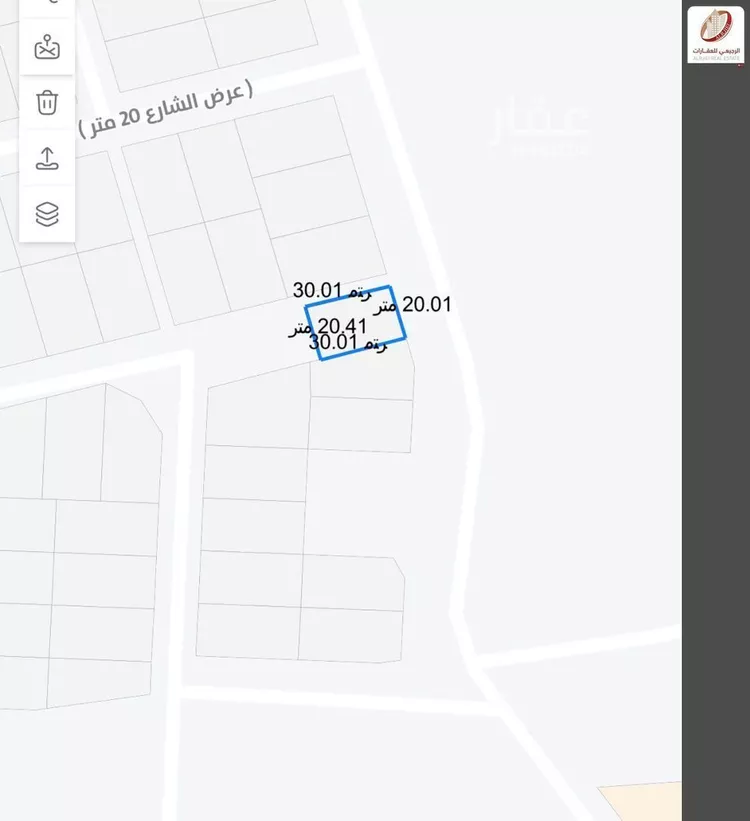 أرض للبيع في شارع لا يوجد اسم , حي اليرموك, مدينة بريدة, منطقة القصيم صورة 3