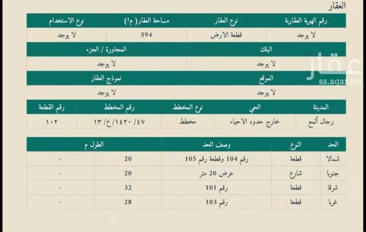 أرض للبيع في المملكة العربية السعودية صورة 3