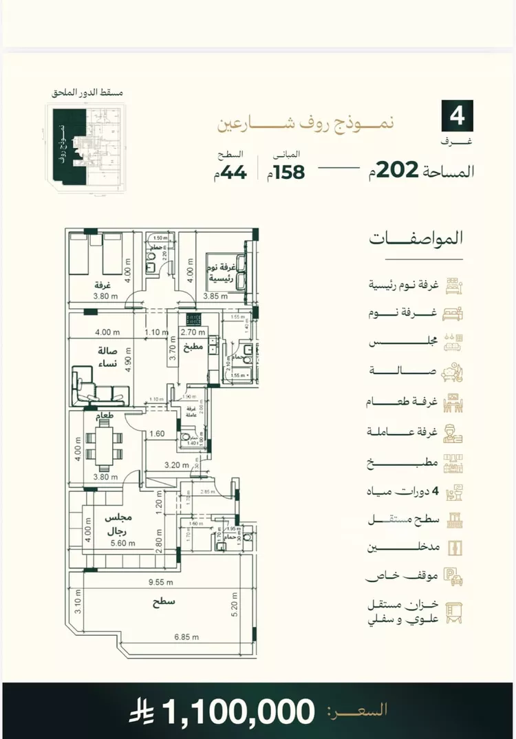 شقة للبيع في شارع ابن ناصر, حي السلامة, مدينة جدة, منطقة مكة المكرمة 6