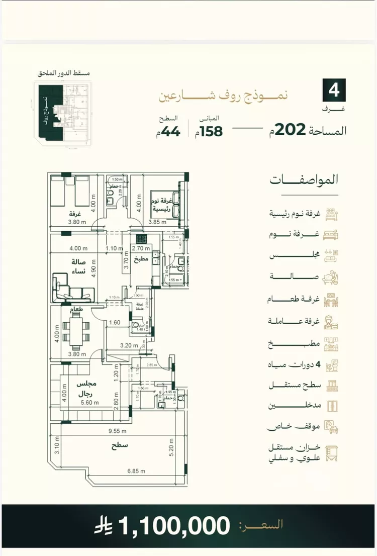 شقة للبيع في شارع ابن ناصر, حي السلامة, مدينة جدة, منطقة مكة المكرمة 5